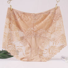 Load image into Gallery viewer, New sexy ladies panties high waist lace cotton briefs comfortable breathable
