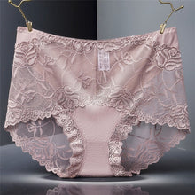 Load image into Gallery viewer, New sexy ladies panties high waist lace cotton briefs comfortable breathable
