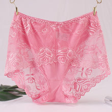 Load image into Gallery viewer, New sexy ladies panties high waist lace cotton briefs comfortable breathable
