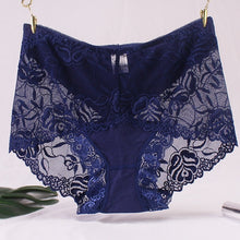 Load image into Gallery viewer, New sexy ladies panties high waist lace cotton briefs comfortable breathable
