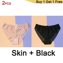 Load image into Gallery viewer, DERUILADY Sexy Perspective Lace Panties Women Comfortable Cotton Lingerie
