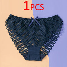 Load image into Gallery viewer, DERUILADY Sexy Perspective Lace Panties Women Comfortable Cotton Lingerie
