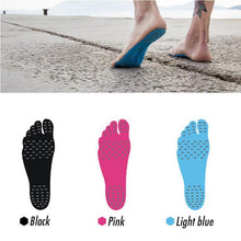 Load image into Gallery viewer, Foot Stickers Shoes Stick on Soles Sticky Pads Beach Insole Waterproof Hypoallergenic Adhesive Feet Pad Beach Sock Feet Care
