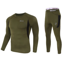 Load image into Gallery viewer, Top quality new thermal underwear men fleece sweat quick drying
