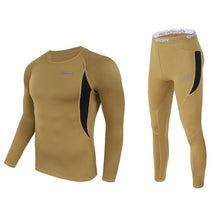 Load image into Gallery viewer, Top quality new thermal underwear men fleece sweat quick drying
