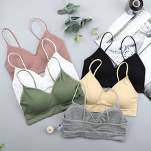 Load image into Gallery viewer, SVOKOR Push Up Solid Bra Summer Anti-light Korean Style
