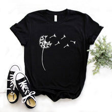 Load image into Gallery viewer, Women Print Letter Short Sleeve Cotton Tops Summer clothing
