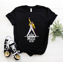 Load image into Gallery viewer, Women Print Letter Short Sleeve Cotton Tops Summer clothing
