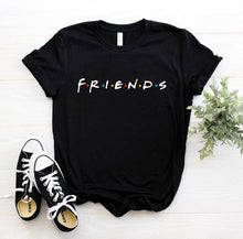 Load image into Gallery viewer, Women Print Letter Short Sleeve Cotton Tops Summer clothing

