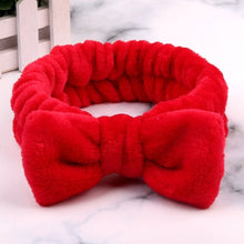 Load image into Gallery viewer, New Letter "OMG" Coral Fleece Soft Bow Headbands for women
