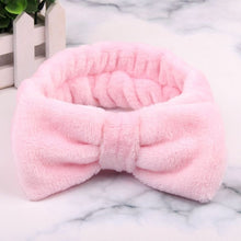 Load image into Gallery viewer, New Letter "OMG" Coral Fleece Soft Bow Headbands for women
