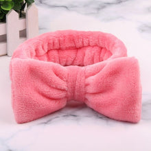 Load image into Gallery viewer, New Letter "OMG" Coral Fleece Soft Bow Headbands for women

