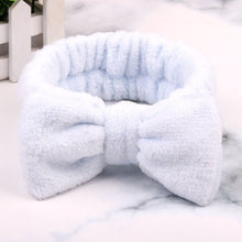 Load image into Gallery viewer, New Letter "OMG" Coral Fleece Soft Bow Headbands for women

