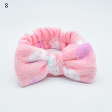 Load image into Gallery viewer, New Letter "OMG" Coral Fleece Soft Bow Headbands for women
