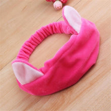 Load image into Gallery viewer, New Letter "OMG" Coral Fleece Soft Bow Headbands for women
