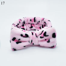 Load image into Gallery viewer, New Letter "OMG" Coral Fleece Soft Bow Headbands for women
