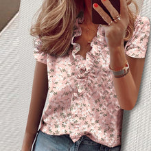 Load image into Gallery viewer, Elegant Ruffle blouse
