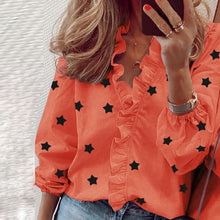 Load image into Gallery viewer, Elegant Ruffle blouse
