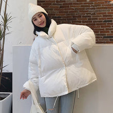 Load image into Gallery viewer, Korean Style Winter Women Jacket with High Collar
