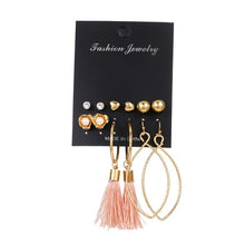 Load image into Gallery viewer, FNIO Women's Earrings Set Pearl Earrings For Women
