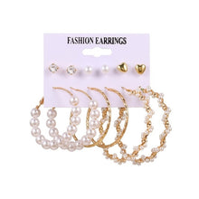 Load image into Gallery viewer, FNIO Women's Earrings Set Pearl Earrings For Women
