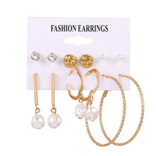 Load image into Gallery viewer, FNIO Women's Earrings Set Pearl Earrings For Women
