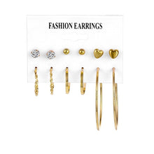 Load image into Gallery viewer, FNIO Women's Earrings Set Pearl Earrings For Women
