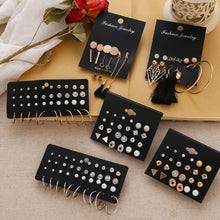 Load image into Gallery viewer, EN 12 Pairs Flower Women'S Earrings Set
