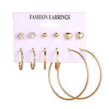 Load image into Gallery viewer, EN 12 Pairs Flower Women'S Earrings Set
