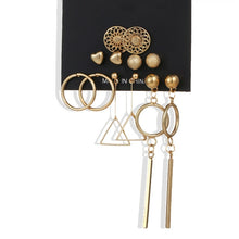 Load image into Gallery viewer, EN 12 Pairs Flower Women'S Earrings Set
