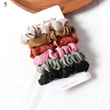 Load image into Gallery viewer, Scrunchies Hair Ring Candy Color Ties
