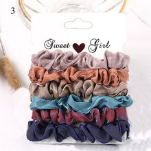 Load image into Gallery viewer, Scrunchies Hair Ring Candy Color Ties
