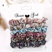 Load image into Gallery viewer, Scrunchies Hair Ring Candy Color Ties
