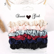 Load image into Gallery viewer, Scrunchies Hair Ring Candy Color Ties

