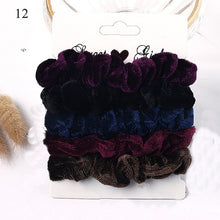 Load image into Gallery viewer, Scrunchies Hair Ring Candy Color Ties
