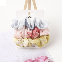 Load image into Gallery viewer, Scrunchies Hair Ring Candy Color Ties
