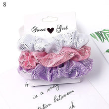 Load image into Gallery viewer, Scrunchies Hair Ring Candy Color Ties
