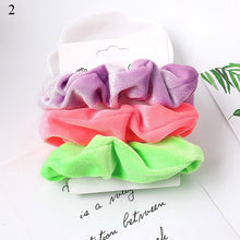 Load image into Gallery viewer, Scrunchies Hair Ring Candy Color Ties
