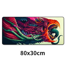 Load image into Gallery viewer, Sovawin 80x30cm XL Lockedge Large Gaming Mouse Pad Computer Gamer CS GO Keyboard Mouse Mat Hyper Beast Desk Mousepad for PC
