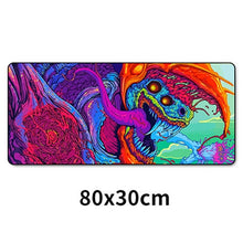 Load image into Gallery viewer, Sovawin 80x30cm XL Lockedge Large Gaming Mouse Pad Computer Gamer CS GO Keyboard Mouse Mat Hyper Beast Desk Mousepad for PC
