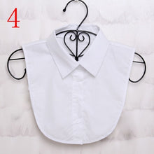 Load image into Gallery viewer, New Women Cotton Lace Fake Collar Blouse Detachable
