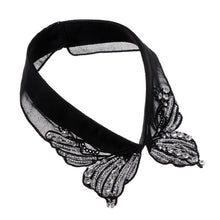 Load image into Gallery viewer, New Women Cotton Lace Fake Collar Blouse Detachable
