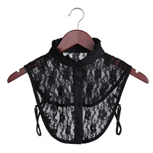 Load image into Gallery viewer, New Women Cotton Lace Fake Collar Blouse Detachable
