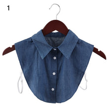 Load image into Gallery viewer, New Women Cotton Lace Fake Collar Blouse Detachable
