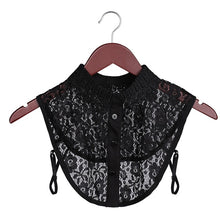 Load image into Gallery viewer, New Women Cotton Lace Fake Collar Blouse Detachable

