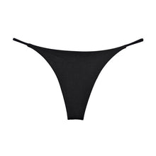 Load image into Gallery viewer, Thin Strap Cotton Thong Lingerie Sexy Solid Color Low Waist

