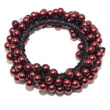 Load image into Gallery viewer, Ruoshui Woman Big Pearl Hair Ties Korean Style
