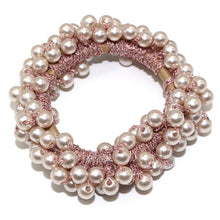 Load image into Gallery viewer, Ruoshui Woman Big Pearl Hair Ties Korean Style
