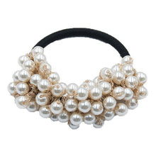 Load image into Gallery viewer, Ruoshui Woman Big Pearl Hair Ties Korean Style
