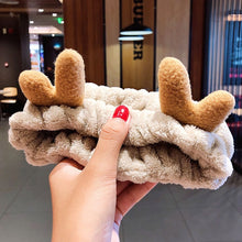 Load image into Gallery viewer, Wash Face Hair Holder Hairbands Coral Fleece
